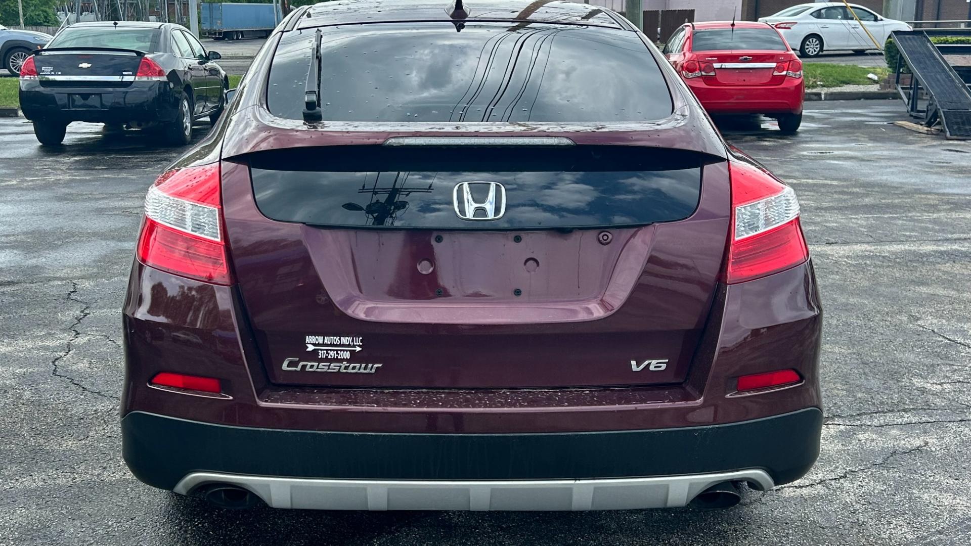 2013 MAROON /BEIGE Honda Crosstour (5J6TF1H39DL) , located at 2710A Westlane Rd., Indianapolis, IN, 46268, (317) 291-2000, 39.885670, -86.208160 - Photo#3